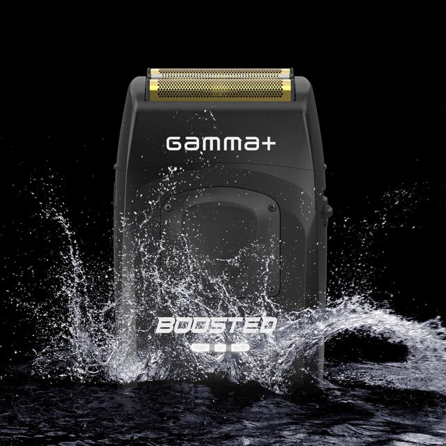 Alt view image 7 of 7 - GAMMA+ Boosted Cordless Double Foil Shaver with Integrated Micro Trimmer | USB-C Rechargeable, Up to 11,000 RPM, Water Resistant, IPX7
