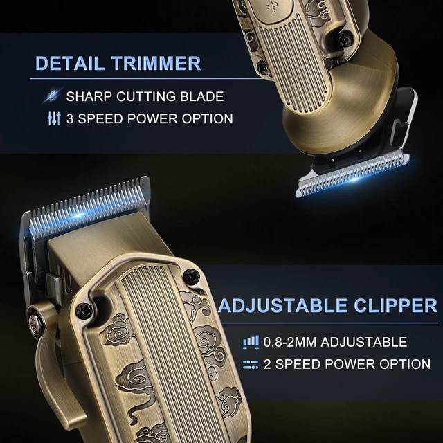 Alt view image 6 of 7 - Scttomon Beard Trimmer Kit Hair Clipper Set Professional Electric Foil Shaver Razor for Men Haircutting Machine for Barber Clippers and Trimmers Grooming Kit Nose Body Hair Trimmer