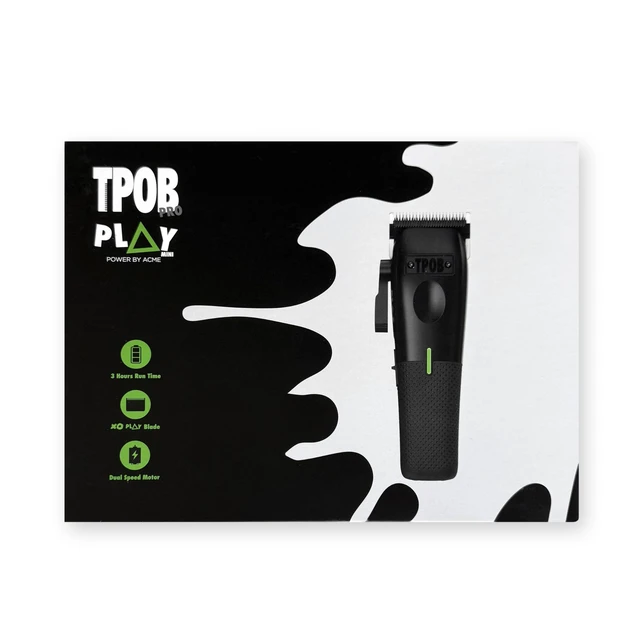 Alt view image 4 of 7 - TPOB Mini Play Professional Hair Clippers for Men Dual Speed 6000-7500 RPM Compact Barber Clipper, Cordless Rechargeable with Constant Torque Technology (Black)