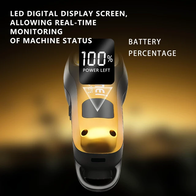 Alt view image 2 of 6 - KEMEI 1378 Professional Cordless T-Blade Trimmer for Men, Detailer Razor | Maglev DLC Blade, Relentless 8800 RPM Motor Cuts Thick Hair Smoothly, Reduces Friction Heat and Razor Bumps
