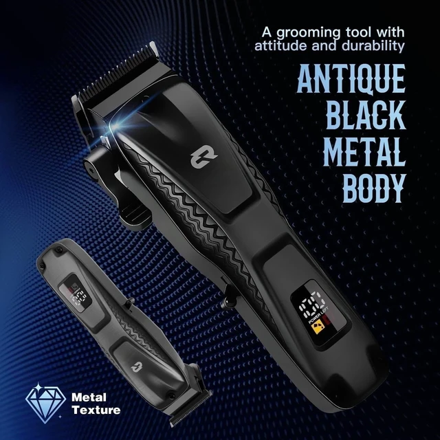 Alt view image 2 of 6 - Barvelyy Electric Cordless Hair Clippers for Men, Professional Clippers and Trimmers for Hair Cutting, Mens Cordless Hair Clipper for Self-Haircut and Family Use