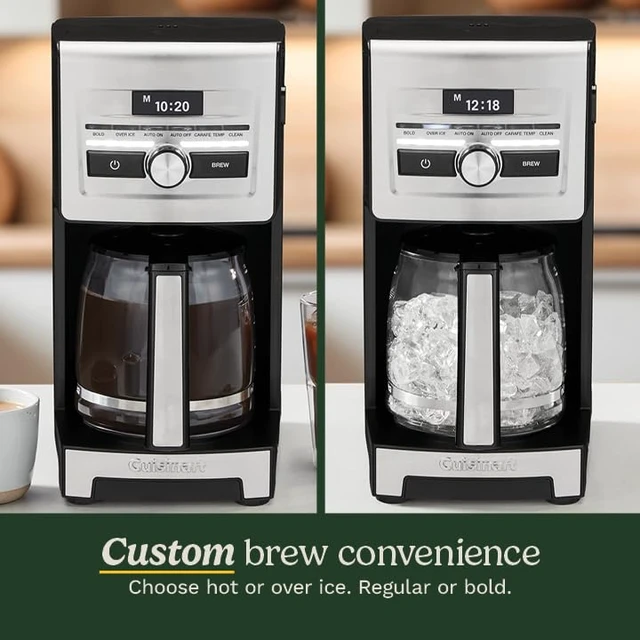 Alt view image 3 of 7 - Cuisinart Coffee Maker, Personal Brew, Programmable, 12-Cup, DCC-12 | Automatic coffee machine for home brewing convenience, adjustable brew strength, stainless steel/black