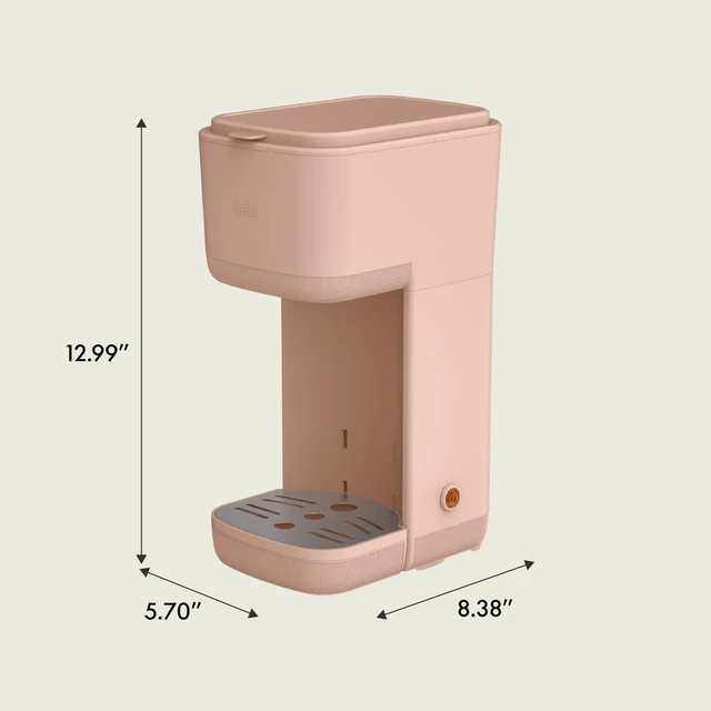 Alt view image 7 of 7 - bella Single Serve Coffee Maker, K Cup & Coffee Ground Compatible, Blossom