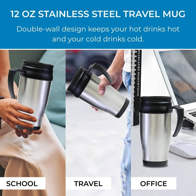 Alt view image 3 of 5 - Koolatron Kenmore Single Serve Coffee Maker with Travel Mug, Black | 612 Oz Brew Sizes, Compatible with Keurig KCup Pods & Ground Coffee, One Cup Brewer, Hot & Iced Machine