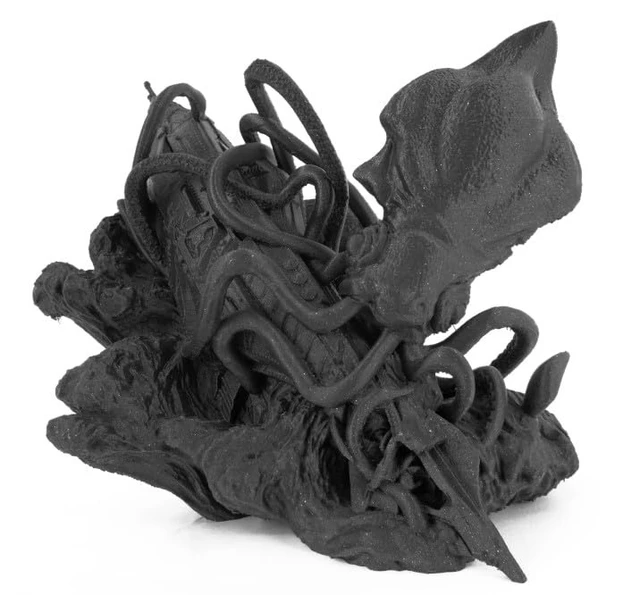 Alt view image 2 of 7 - Prusament Premium PLA Prusa Galaxy Black 1.75mm 1kg 3D Printer Filament | PLA filament with ±0.02 mm precision, low warping, and reliable, tangle-free printing for beginners and professionals.