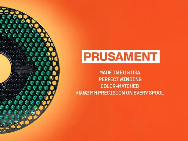 Alt view image 5 of 7 - Prusament Premium PLA Prusa Galaxy Black 1.75mm 1kg 3D Printer Filament | PLA filament with ±0.02 mm precision, low warping, and reliable, tangle-free printing for beginners and professionals.
