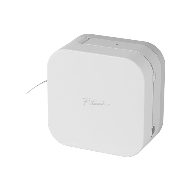 Alt view image 6 of 6 - Brother P-Touch Cube Color Smartphone Label Maker, Bluetooth Wireless Technology, Multiple Templates Available for Apple & Android Compatible White