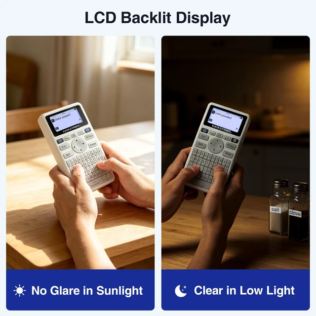 Alt view image 3 of 7 - SUPVAN E11 Keyboard & Bluetooth Label Maker Machine with 4 Tapes | Backlit Display, Rechargeable, Versatile App with 30+ Fonts and 660+ Icons, Minimal Margin, for Home, Kitchen, Office, School