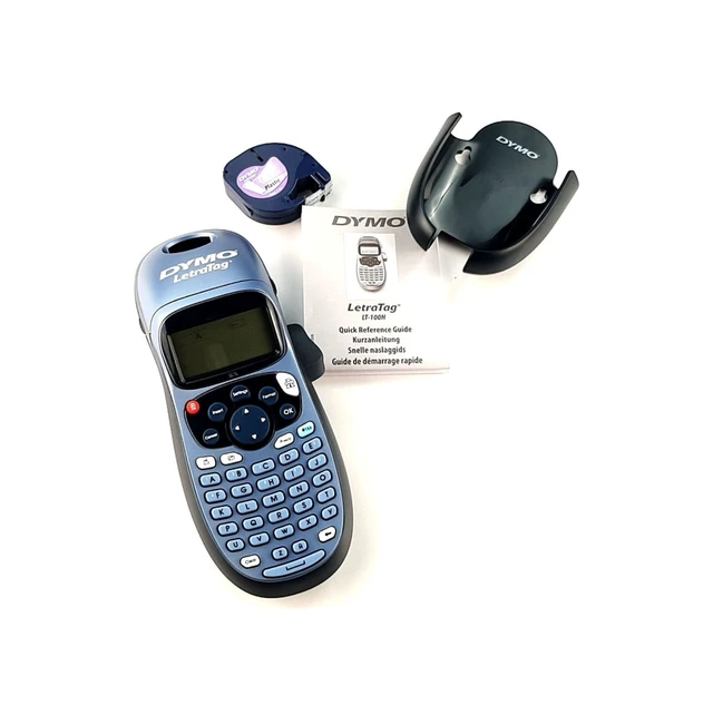 Alt view image 2 of 4 - Dymo LetraTag LT-100H Plus Label Maker ABC Keyboard, Blue