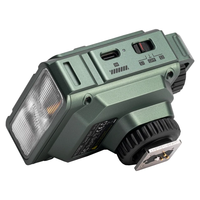 Alt view image 6 of 7 - VILTROX TTL Flash for Nikon, 1800mAh On Camera Flash for Nikon, 26W/s 5600K Small Flash for Camera, GN16 Mini Flash, 1s Recycle Time, with Softbox (Spark Z3-N, Green)