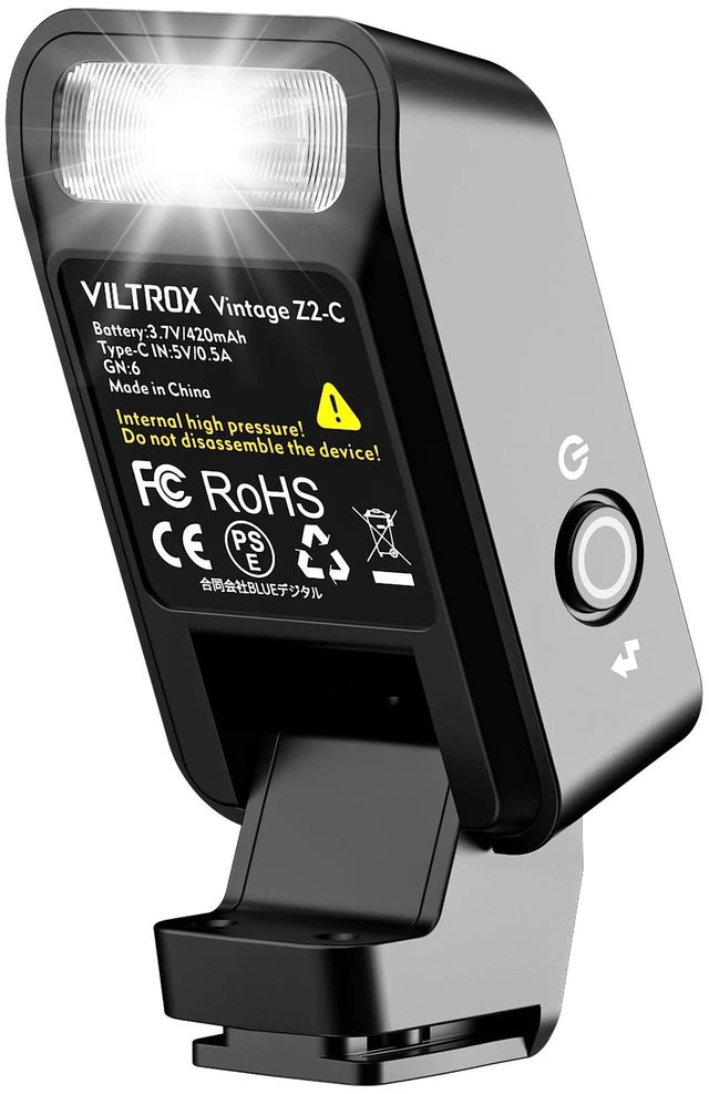 Main image of VILTROX Z2 Mini Foldable TTL Camera Flash for Nikon | Compact On-Camera Flash with 60mm Raised Head Design, 28mm Wide Coverage, 10Ws Output