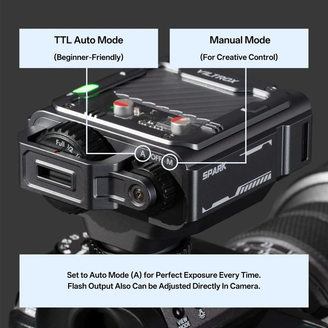 Alt view image 3 of 7 - VILTROX Spark Z3 TTL Mini Camera Flash for Nikon, Gray | 6500K, GN16 High-Power, 0.11s Recycle Time, TTL Auto with 7 Level Manual Power Control