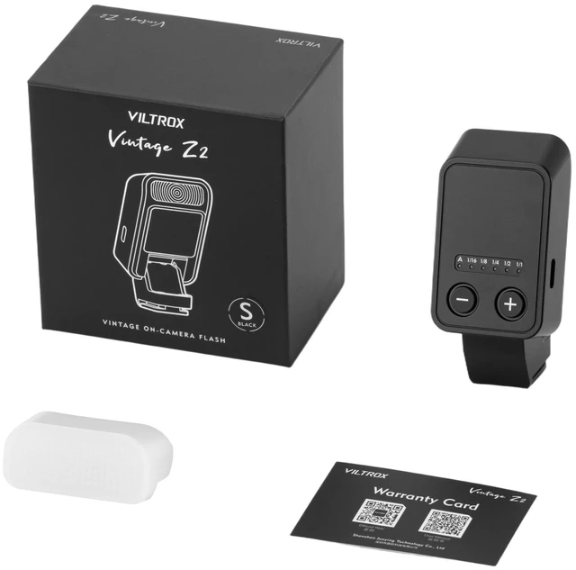 Alt view image 7 of 7 - VILTROX Vintage Z2 TTL Mini Camera Flash Speedlite for Sony | Beginner-Friendly, Foldable, 5-Level Power Adjustment, Type-C Charging, 52g Lightweight Portable, Black, Diffuser
