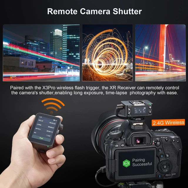 Alt view image 5 of 7 - Godox XR 2.4G TTL High Speed Sync Wireless Flash Trigger,Remote Flash Receiver (for Sony)