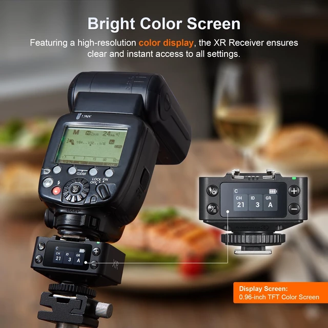 Alt view image 7 of 7 - Godox XR 2.4G TTL High Speed Sync Wireless Flash Trigger,Remote Flash Receiver (for Sony)
