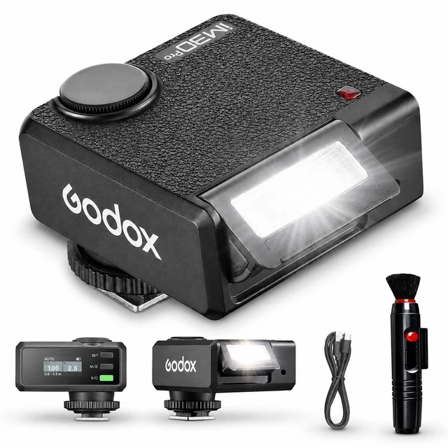 Main image of Godox Flash Godox iM30 Pro iM30Pro Camera FlashAUTO/Manual, for zv1 zve10 | GN15 550 Full-Power Flashes/1.5s Recycle Time/HD Color Screen,for Canon/Nikon/Sony/Fuji/Olympus/Ricoh/Leica and Film Camera