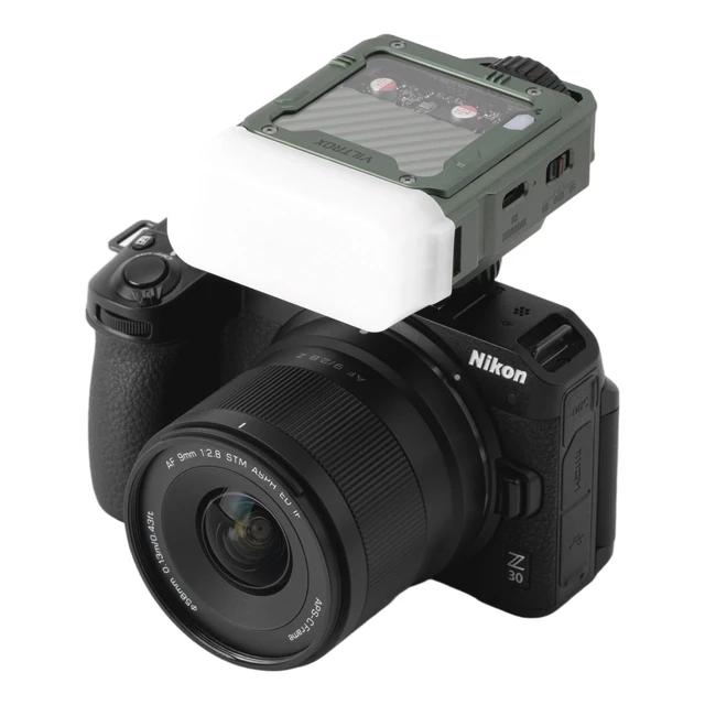 Alt view image 4 of 7 - VILTROX TTL Flash for Nikon, 1800mAh On Camera Flash for Nikon, 26W/s 5600K Small Flash for Camera, GN16 Mini Flash, 1s Recycle Time, with Softbox (Spark Z3-N, Green)