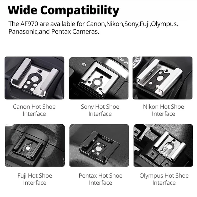 Alt view image 3 of 7 - AMBITFUL AF970 Camera Flash Speedlite GN35 Manual S1/S2 2.4G Wireless | Universal Single-contact Hot Shoe Flash for Canon Nikon Sony Fujifilm Olympus. 8-Level Power,Recycle 0.1-2.5s