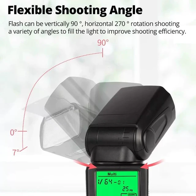 Alt view image 6 of 7 - AMBITFUL AF970 Camera Flash Speedlite GN35 Manual S1/S2 2.4G Wireless | Universal Single-contact Hot Shoe Flash for Canon Nikon Sony Fujifilm Olympus. 8-Level Power,Recycle 0.1-2.5s
