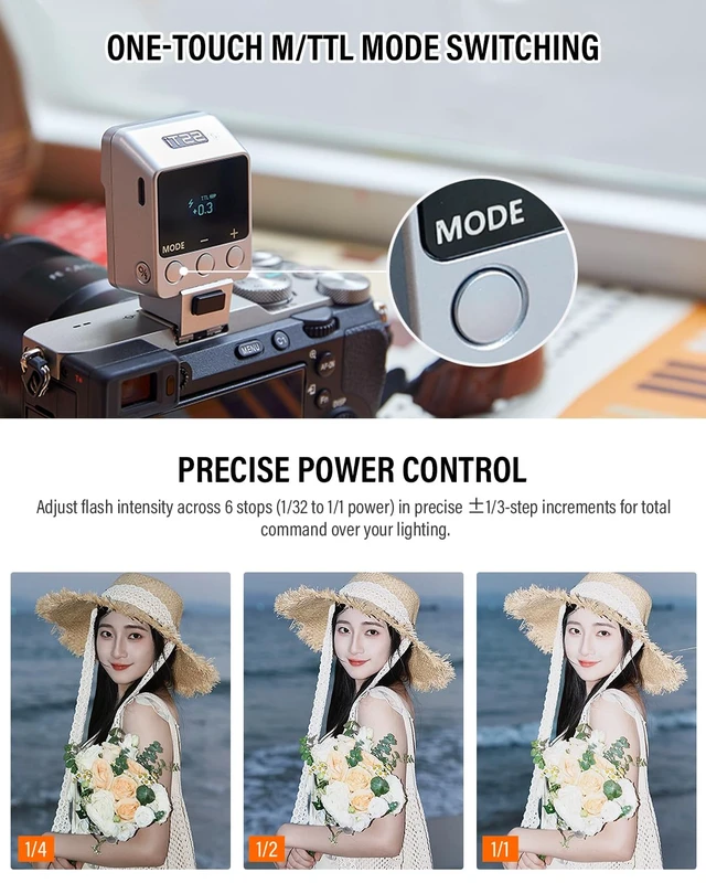 Alt view image 7 of 7 - Godox iT22 O Mini Camera Flash for Olympus 7.4V 300mAh Manual/TTL Modes | 700+ Flashes 1.5s Recycle Hot Shoe Flash with Diffuser/Color Filters Accessories for Olympus Camera (Silver)