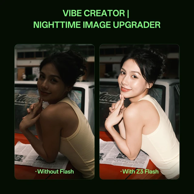 Alt view image 2 of 7 - VILTROX Z3 TTL Flash for Nikon, GN16, 26W/s 1800mAh Mini Flash for Camera | GN16 Hot Shoe Flash with 1s Recycle Time, USB-C Rechargeable Camera Flash with 7-Level Manual Power Control