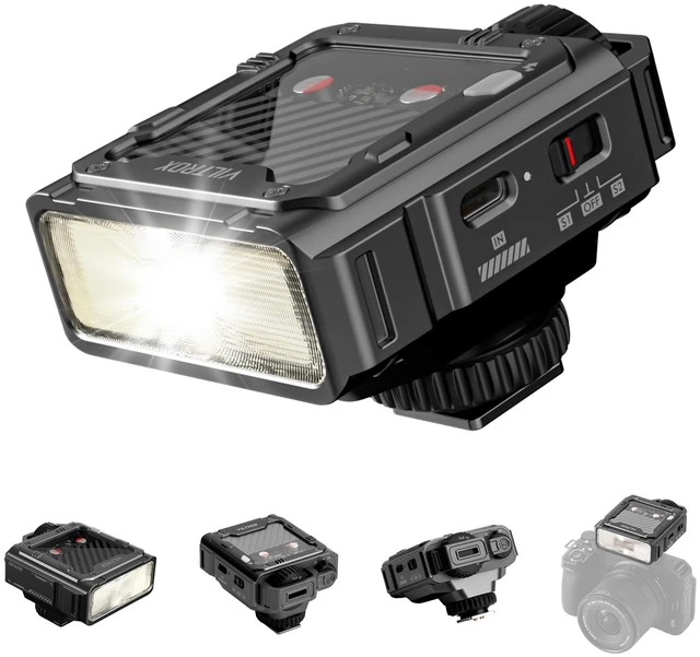 Main image of VILTROX Z3 TTL Flash for Nikon, GN16, 26W/s 1800mAh Mini Flash for Camera | GN16 Hot Shoe Flash with 1s Recycle Time, USB-C Rechargeable Camera Flash with 7-Level Manual Power Control