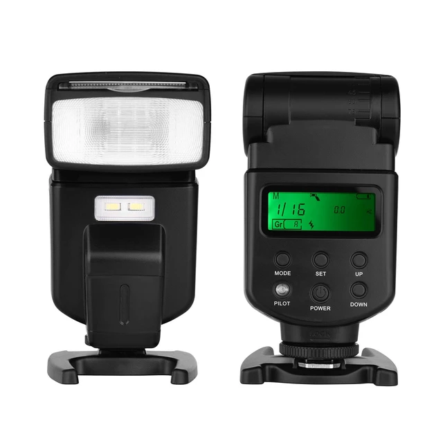 Alt view image 5 of 6 - Andoer Universal Flash Speedlite GN40 Adjustable LED Fill Light