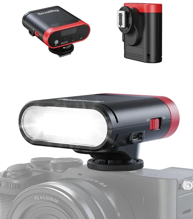 Main image of SmallRig RS20 Mini Camera Flash for Canon for Sony for Nikon, GN12 Flash | 2000mAh, OLED Screen, 8 Levels 500 Full-Power Flashes/1.8s Recycle/6500K, A/M Mode 1/1-1/128 - 5374