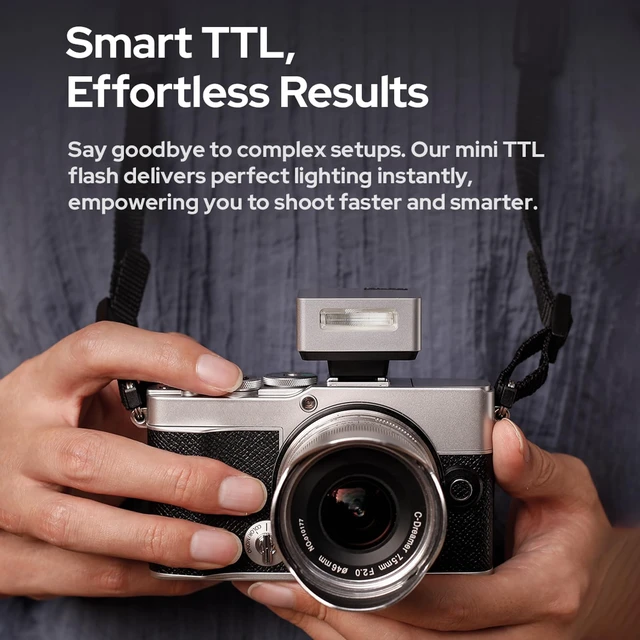 Alt view image 3 of 7 - Godox iT20R Mini TTL Camera Flash for Ricoh GR III Series | Compatible with GR III, GR IIIx and HDF Models, 700+ Flashes, 1.5s Recycle, USB-C Charging and Magnetic Color Filters