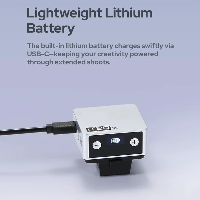 Alt view image 6 of 7 - Godox iT20R Mini TTL Camera Flash for Ricoh GR III Series | Compatible with GR III, GR IIIx and HDF Models, 700+ Flashes, 1.5s Recycle, USB-C Charging and Magnetic Color Filters