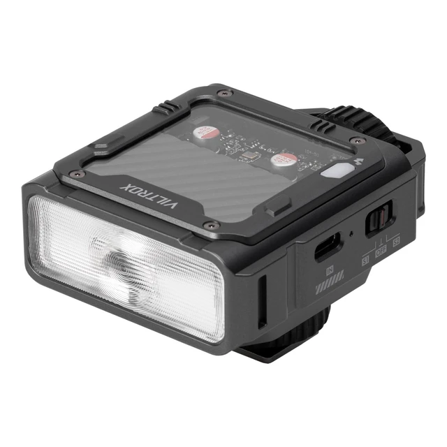 Alt view image 3 of 7 - VILTROX TTL Flash for Fujifilm, 1800mAh On Camera Flash for Fuji, 26W/s 6500K Small Flash for Camera, GN16 Mini Flash, 1s Recycle Time, with Softbox (Spark Z3-F, Gray)