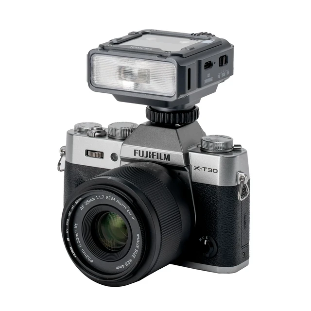 Alt view image 4 of 7 - VILTROX TTL Flash for Fujifilm, 1800mAh On Camera Flash for Fuji, 26W/s 6500K Small Flash for Camera, GN16 Mini Flash, 1s Recycle Time, with Softbox (Spark Z3-F, Gray)