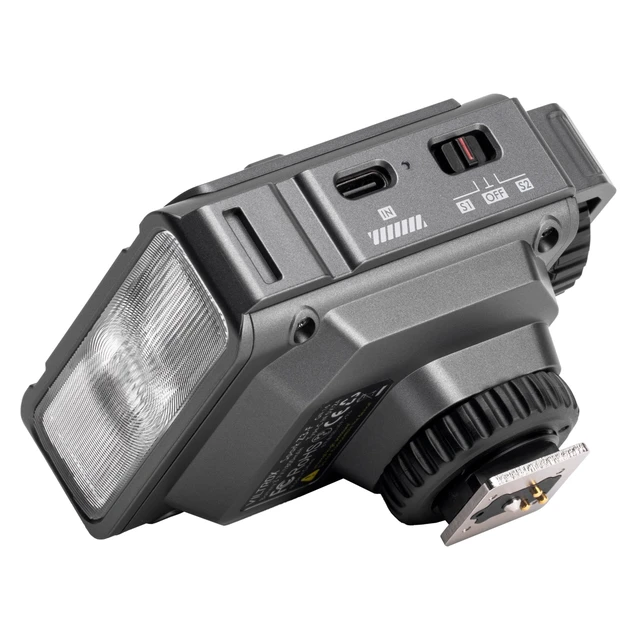 Alt view image 7 of 7 - VILTROX TTL Flash for Fujifilm, 1800mAh On Camera Flash for Fuji, 26W/s 6500K Small Flash for Camera, GN16 Mini Flash, 1s Recycle Time, with Softbox (Spark Z3-F, Gray)