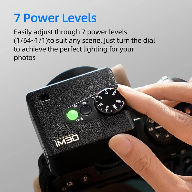 Alt view image 5 of 7 - Godox Mini Flash Camera Flash Speedlite for Sony ZV1/ZV-E10, Canon, Nikon, Fuji & Ricoh GR3 GN15, 7-Level Power Adjustment, 230 Flashes with Cameras with Single-Contact Hotshoe with Diffuser