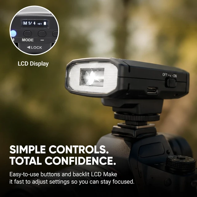 Alt view image 6 of 7 - Sunpak Universal Mini Speedlite, Pocket Size with Built-in LED Panel