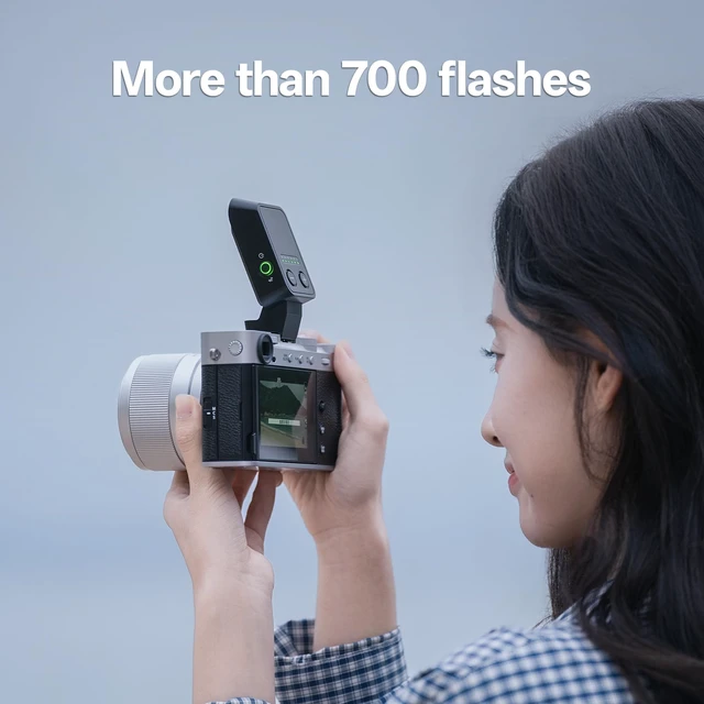 Alt view image 7 of 7 - VILTROX Vintage Z2 Mini TTL Camera Flash Speedlite for Fujifilm | Beginner-Friendly, Foldable, 5-Level Power Adjustment, Type-C Charging, 52g Lightweight Portable, Black, Diffuser