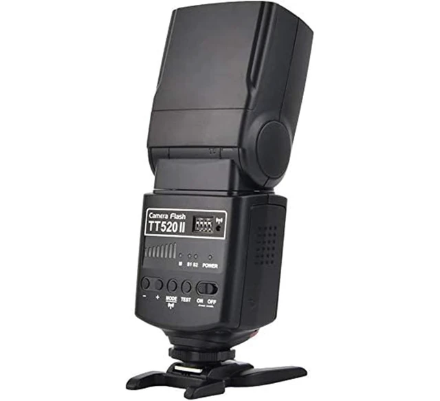 Alt view image 5 of 7 - Godox TT520II Universal Hot Shoe Wireless Transmission Flash Speedlite | Built-in Receiver and RT Transmitter, Compatible for Canon Nikon Sony Olympus and Other DSLR Cameras with Standard Hot Shoe