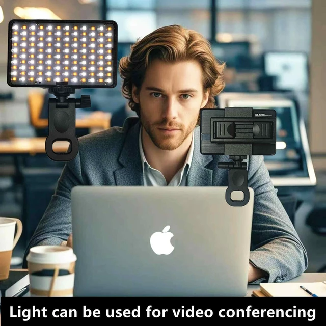 Alt view image 4 of 6 - Yadsux CPL Polarized Selfie Light with 120 LEDs, 2500K-9000K Dimmable Phone Fill Light for Tattoo3000mAh, 52mm CPL Filter for Tattoo Artist, Food, Jewelry Shooting