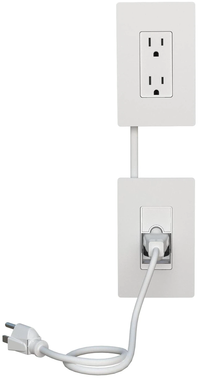 Main image of Legrand Wiremold 15 Amp In-Wall Outlet Relocation Kit, White, 1-Pack | Extend Power Without Rewiring, Move Outlet, Child Safe Tamper Resistant, Screwless Wall Plate, In Wall Power