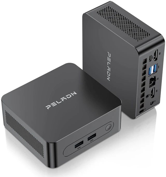 Main image of PELADN WI7 Intel Pentium Gold 7505 Mini PC Computer 16GB LPDDR4 512GB SSD | 2026 Mini PC Computer Desktop for Business Office WFH, Up to 3.5GHz, 4K Display, Type-C, HDMI, WiFi6, BT5.3, 3-Year Warranty