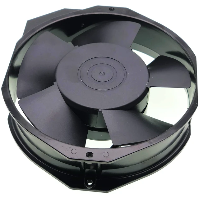 Alt view image 4 of 7 - 5915PC-12T-B30 115V Cooling Fan, 35/32W 172×150×38MM Metal high Temperature Resistant Fan Enclosure Power Fan 50/60Hz