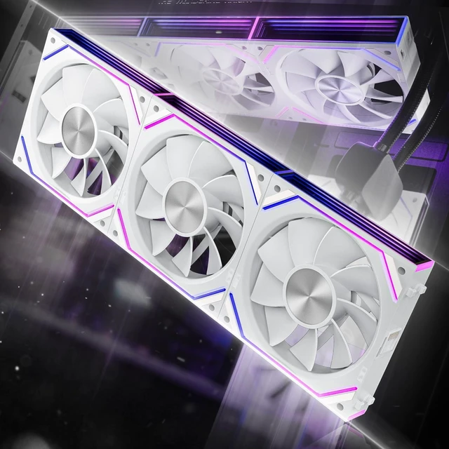 Main image of Asiahorse Dawn 120mm Case Fan, ARGB PWM 1850RPM/71CFM Airflow, Forward & Reverse Blade Design, Low Noise, Precision HDB Bearings High Performance UNI PC Fan Modular Daisy Chain