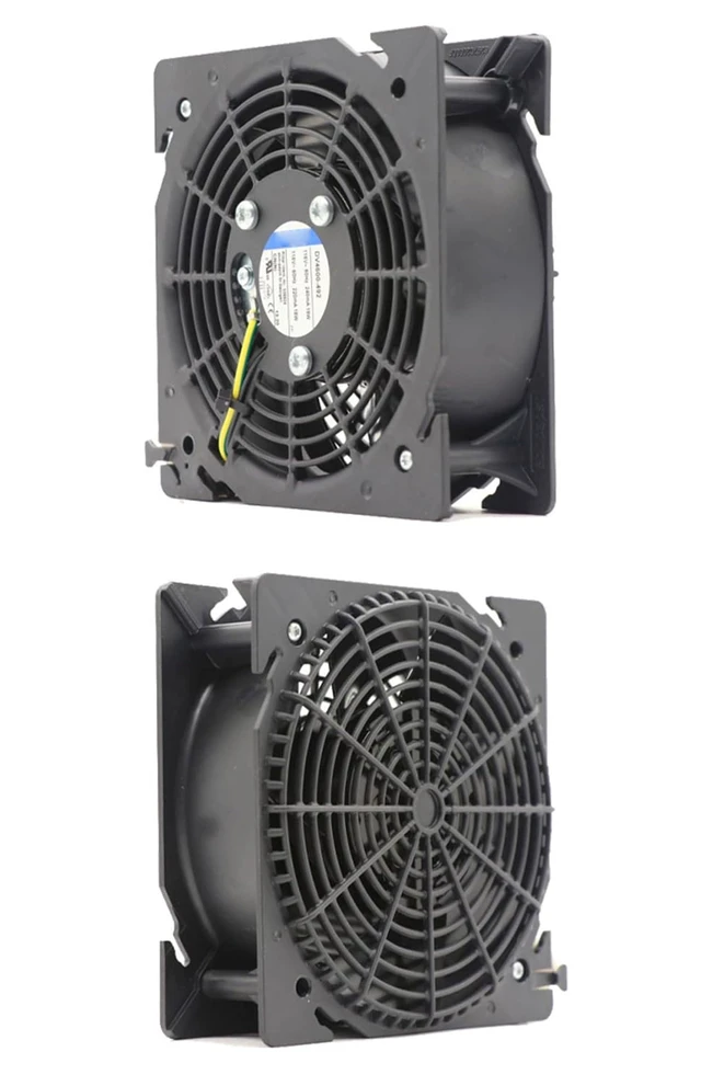 Alt view image 4 of 5 - 120mm 115V AC Axial Flow Fan DV4600-492 for Rittal Cabinet Cooling, 120 * 120 * 38mm, 18/19W, 240/220mA, Server Rack Cooling Fan