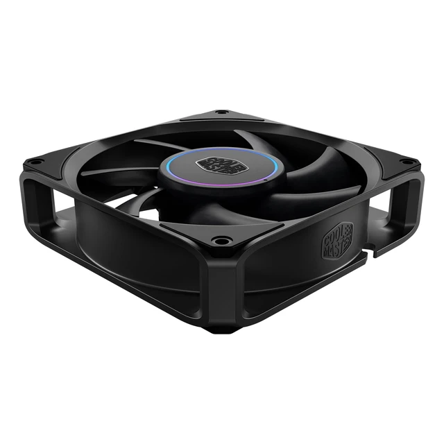 Alt view image 6 of 6 - Cooler Master MasterFan M140 Case Fan, High Static Pressure, LCP Blades | 140mm Fan Size, High Static Pressure, LCP Blades, Magnetic Dynamic Bearing, PWM Quiet Cooling, Aluminum Frame