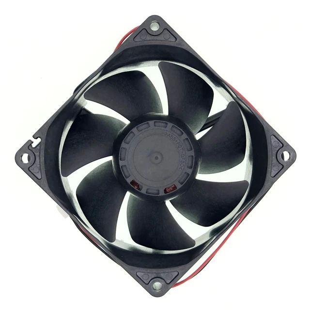 Alt view image 5 of 7 - D0938X24B8CZ-40 Cooling Fan, 2-Wire DC24V 0.34A 92x92×38mm Cooling Fan
