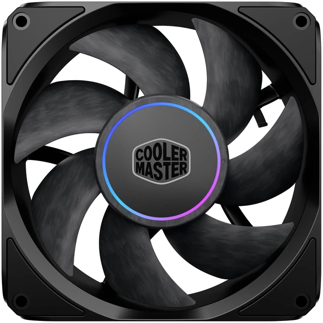 Main image of Cooler Master MasterFan M140 Case Fan, High Static Pressure, LCP Blades | 140mm Fan Size, High Static Pressure, LCP Blades, Magnetic Dynamic Bearing, PWM Quiet Cooling, Aluminum Frame
