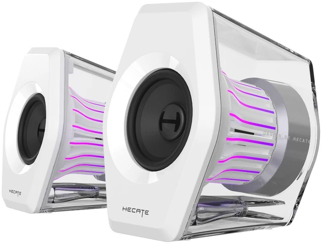 Main image of Edifier G2000 Pro 2.0 RGB Gaming Speakers with 64W Peak Power, White | Virtual 7.1 Surround Sound, 270° TempoFlow Light Sync, Bluetooth 5.4/USB-C/AUX for PC, PS5, Game Console