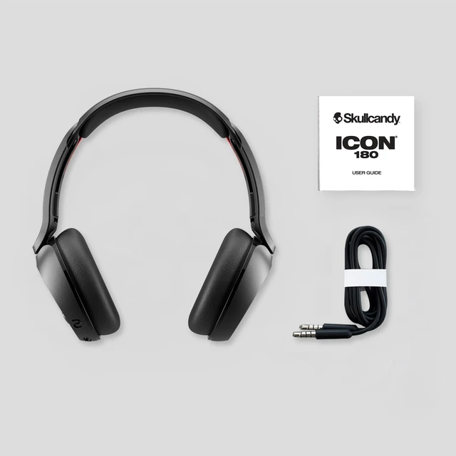 Alt view image 7 of 7 - Skullcandy Icon 180 Wireless On-Ear Bluetooth Headphones - Future | 50 Hours Battery, Lightweight and Travel Ready, Secure Fit, Sweat and Water Resistant, Microphone iPhone Android, Foldable