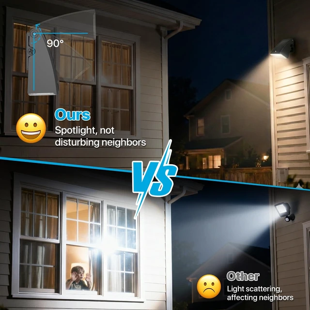 Alt view image 3 of 7 - LED Wall Pack Light - 30W/40W/60W - 3000K Porch Light Not Disturbing Neighbors - Full Cut Off Down Lights Outdoor - Dusk to Dawn Security Lights for House Garage Entryway Patio Driveway
