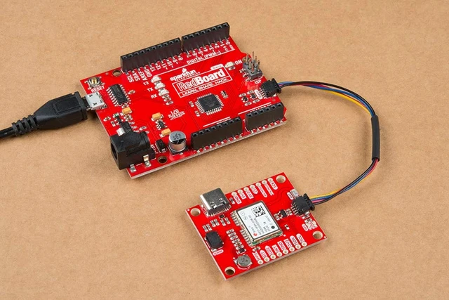 Alt view image 5 of 6 - SparkFun GPS Breakout - NEO-M9N, SMA (Qwiic) - GPS Board w/Equally Impressive Configuration Options - Time-to-First-Fix: Cold: 24s Hot: 2s - Max Altitude: 80,000m - 4 Concurrent GNSS